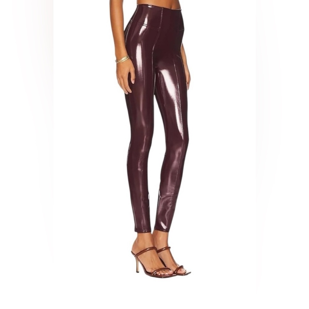 SPANX Brown Leggings High-Waisted Sleek Fit